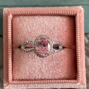 NWOT Pink Topaz ring SIZE 10